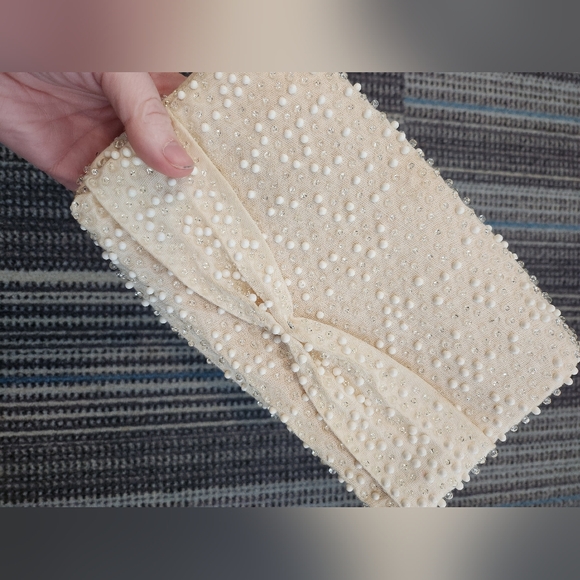 Vintage Corde-Bead By Lumered Hand Beaded Clutch Wallet Made in USA - Picture 2 of 14